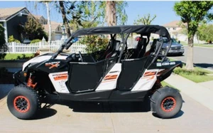 New 2014 CAN AM MAVERICK MAX COMMANDER MAX 1000 BLACK UTV SOFT TOP ROOF COVER C4 - Picture 1 of 7