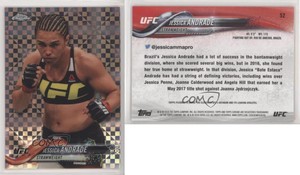 2018 Topps Chrome UFC X-Fractor Jessica Andrade #52