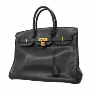 HERMES Birkin 35 Ardennes Hand Bag Black Square L (2008) - Picture 1 of 14