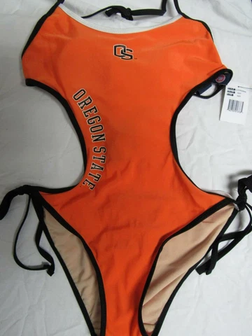Oregon State Beavers Womens Medium Large or XL Screened Monokini Swimsuit C1 61 Cover