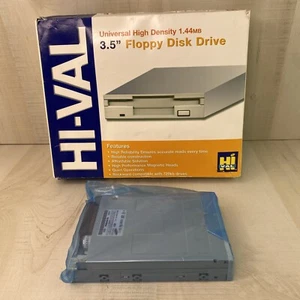 HI-VAL UNIVERSAL HIGH DENSITY 1.44MB 3.5" FLOPPY DISK DRIVE - Afbeelding 1 van 9
