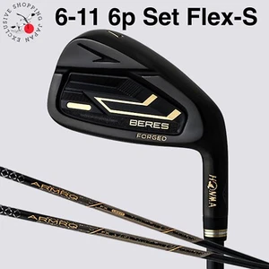 HONMA Beres 09 Black Iron 6-11 6p Set ARMRQ FX Black Flex S Japan Exclusive 2024 - Picture 1 of 15