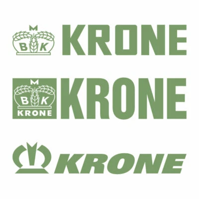 Krone Emsland Optimat Opti-Kipp Schriftzug Aufkleber Decal Adesivo