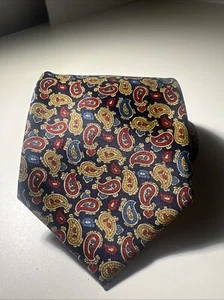 Vintage Rene Changal Tie - Handmade Paisley Mung Ju Silk Korea W 14,500 - Picture 1 of 10