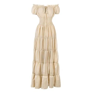 Renaissance Costumes Women Medieval Chemise Dress Under Dress Peasant Irish B... - Picture 1 of 5