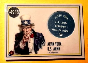 Historic Autographs 1918 End Of The Great War Alvin York Dog Tags - Picture 1 of 2