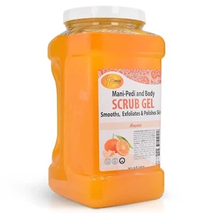 SPA REDI MANI PEDI & BODY EXFOLIATING SCRUB GEL MANDARIN 1 GALLON - Picture 1 of 1