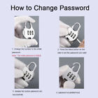 3 Digital Dial Password Lock Combination Code Padlock Travel Suitcase Protec q-5