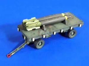 Remolque bomba Verlinden 1/32 USAF con 2 marcas 81 ojo de serpiente 250 libras Bombas con TRD 2758 - Imagen 1 de 1