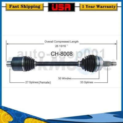 Front Left CV Axle Joint Shaft For Chrysler Concorde 1995 1994 1993 - Image 1 of 2