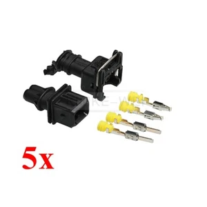5x AMP JPT 2 Pines Sellado Impermeable 3.5mm Hombre y Mujer Kit Enchufe Conector Nuevo - Imagen 1 de 4