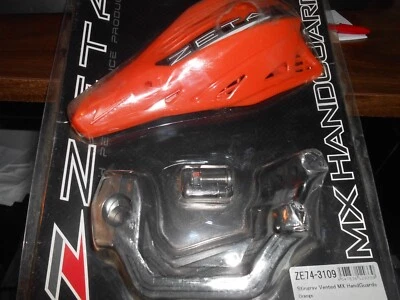 Zeta Stingray Vented MX Handguards/Orange/ZE74-3109 - Image 1 of 2