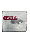 Vintage CALVERT Full/Double White Muslin Flat Sheet USA New Torn Package