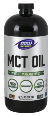 Now Foods масло MCT 32 унц термогенное кокосовое добавление в белковый кофе СВЕЖЕЕ 6/2027 - Изображение 1 из 3