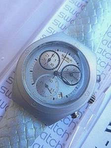 Swatch + Irony Midi-Chrono+YMS4007 Infinitamente+Ladies + New / New - Picture 1 of 2