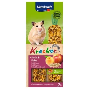 Vitakraft Hamster Kracker Fruit 112g, 2 Pack, Delicious Complementary Pet Treats - Picture 1 of 11