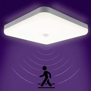 LED Deckenleuchte Badleuchte Deckenlampe Küche Wohnzimmer mit Bewegungsmelder DE - Bild 1 von 21