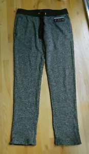 Abercrombie & Fitch heavy-knit sweater-like FLEECE drawstring pants (M) 30” inse - Picture 1 of 5