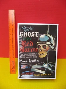 RARE 2019 ATLANTIS 1:13 TOM DANIEL GHOST OF THE RED BARON SILVER CHROME HELMET - Picture 1 of 7