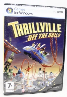 Thrillville: Off the Rails (PC, 2007) -PEGI - UK Version - New Sealed - Image 1 of 4