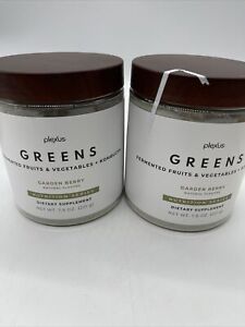 Plexus Greens Antioxidant Superfood Blend Garden Berry 7.8 oz NEW - 2 Bottles