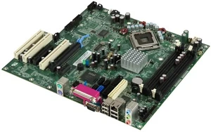 Mainboard Original Dell 0MM096 LGA775 4x DDR2 3x PCI 3x PCIe for Precision 380 - Picture 1 of 2