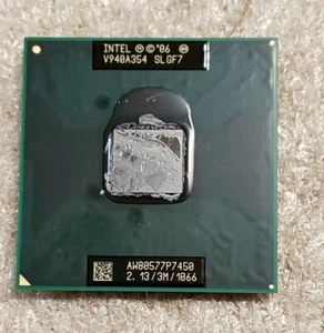 Intel Core 2 Duo P7450 2.13 MHz Processor 3M SLGF7 Socket PGA478 Laptop CPU - Picture 1 of 3