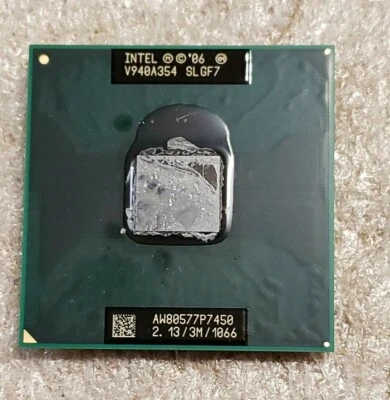 Intel Core 2 Duo P7450 2.13 MHz Processor 3M SLGF7 Socket PGA478 Laptop CPU - Image 1 of 3