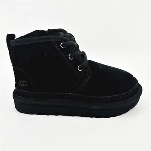 UGG Neumel II Black Girls Boot Shearling Style - Picture 1 of 6