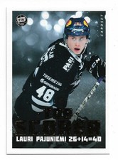 2020-21 Finnish League Cardset Top Scorer #14 Lauri Pajuniemi (New York Rangers)