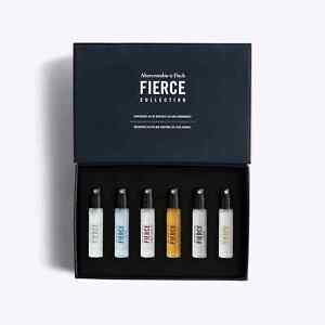 Abercrombie & Fitch Fierce Discovery Kit 6 x 0.08 oz  Men's Cologne Set NEW