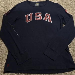 Polo Ralph Lauren 2016 Men’s Medium Olympic Team USA Long Sleeve T-Shirt Tee - Picture 1 of 7