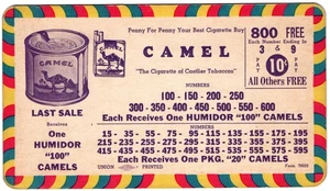 Altes Camel Zigaretten Werbespiel, Humidor - Bild 1 von 2