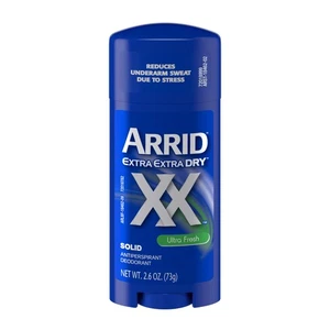 Arrid XX Extra Extra Dry Solid Antiperspirant Deodorant, Ultra Fresh, 2.6 oz - Picture 1 of 3