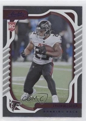 2022 Panini Absolute Rookies Purple Tyler Allgeier #198 Rookie RC - Image 1 of 2