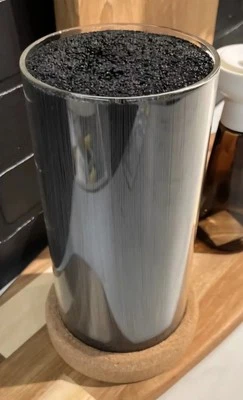 Bloque de cuchillos de corcho de vidrio IKEA Henrik Preutz 365+ 5"x 9" descontinuado nuevo en caja Foto 1 de 4