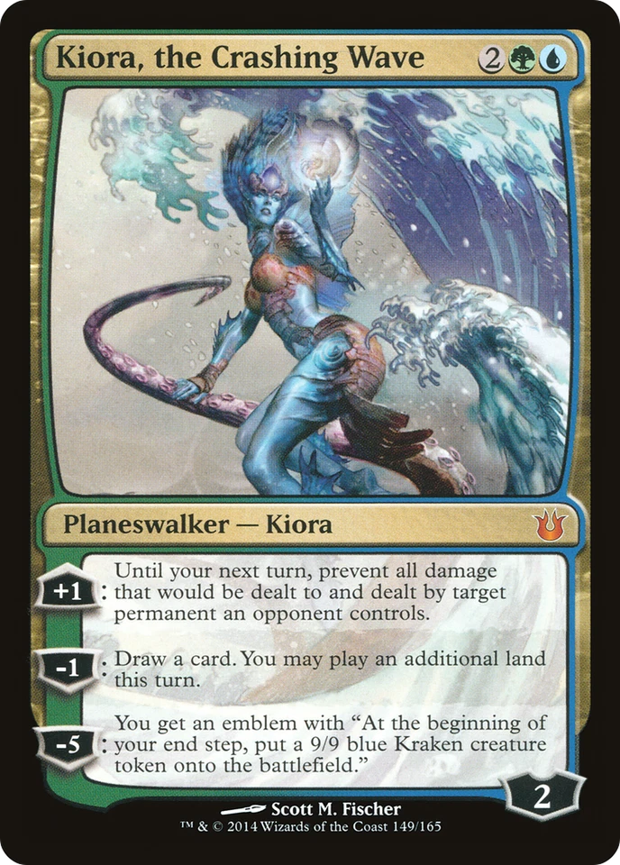 Kiora, the Crashing Wave #149 (MP) Born of the Gods BNG Magic MTG - Image 1 of 1