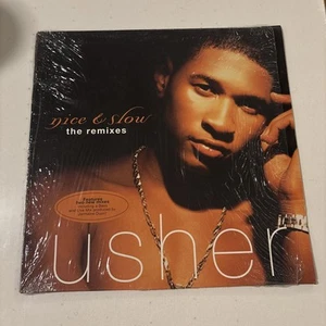 Usher Nice & Slow Original 1998 Press 12" In Picture Cover VG+/VG+ Shrink - Picture 1 of 6