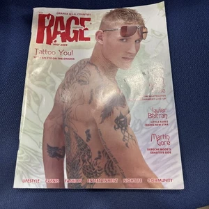 RAGE MONTHTY LA PRIDE Guide Gay Interest LA HTF Newsletter Premier Issue Rare - Foto 1 di 2