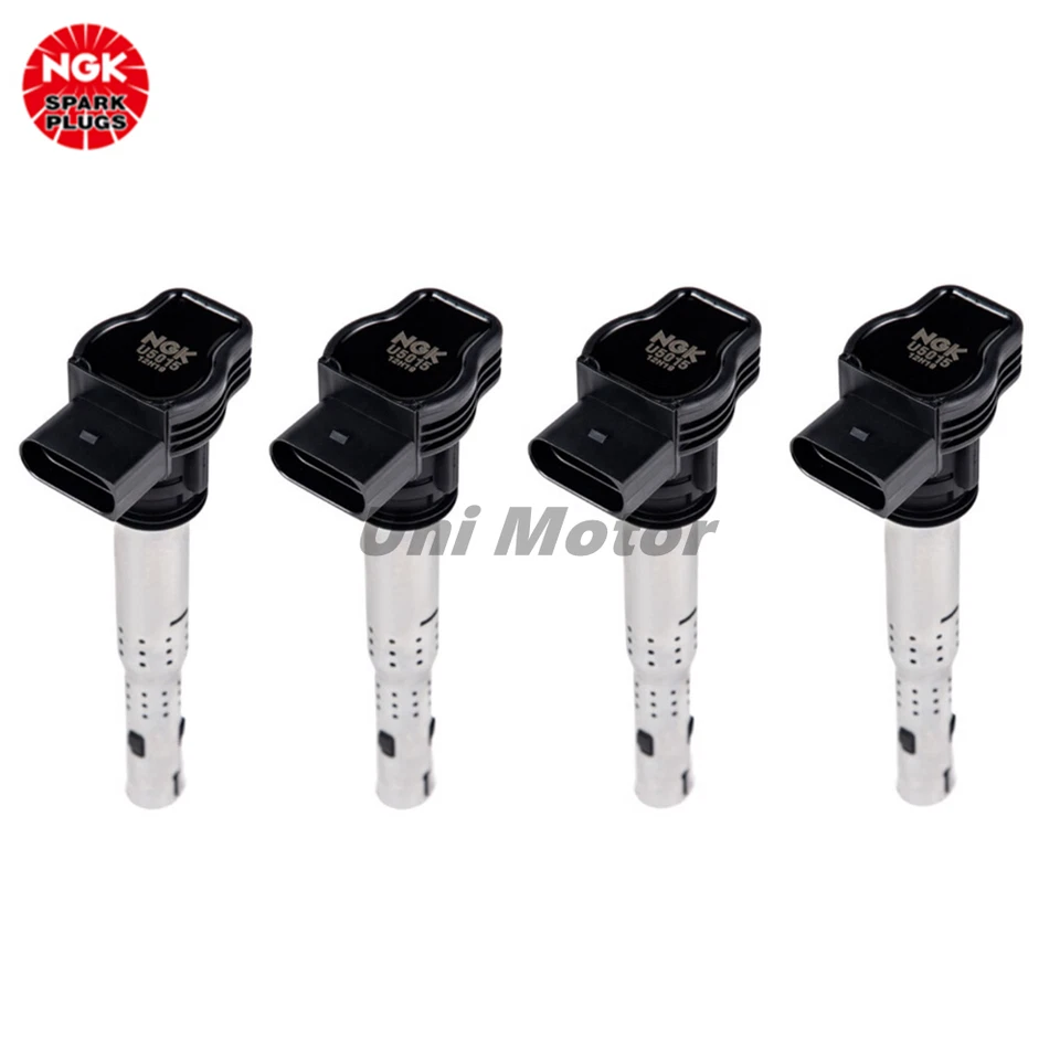 07K905715G 4X Bobina de encendido OEM NGK para VW Beetle 2008-2010 Golf 2010-2014 2,0 L Foto 1 de 4