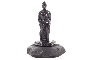 Pennsylvania Coal Miner Vintage Anthracite Hard Coal Sculpture Miner State Seal - Picture 1 of 5