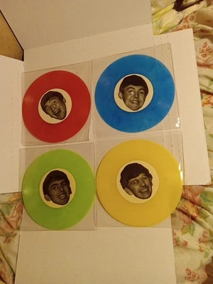 4 Beatles  Picture Disc  Set  Savage Young Beatles  With Tony Sheridan  - Image 1 of 4