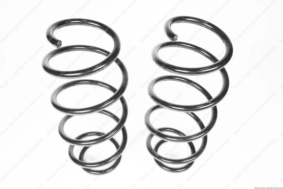 Front Coil Spring (Pair) For 2006-2008 Saab 9-3 93190595-AC Genuine OEM - Image 1 of 1