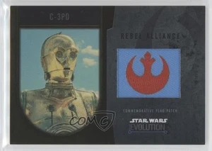 2016 Topps Star Wars Evolution Commemorative Flag Gold 11/25 C-3PO Patch 0e3 - Picture 1 of 3