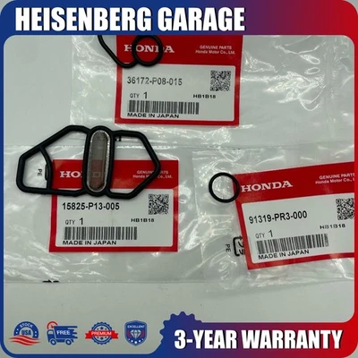Juego de juntas de solenoide VTEC superior e inferior OEM PARA HONDA 93-01 Prelude Dohc Vtec EE. UU.  Foto 1 de 4