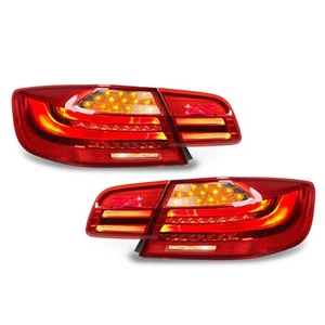 丨Red Full LED Dynamic Tail Lights With Sequential Turn Signal For 3 Series 2 - Picture 1 of 24