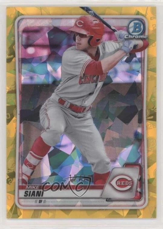 2020 Bowman Chrome Draft Sapphire Edition Gold /15 Mike Siani #BD-7 - Image 1 of 2