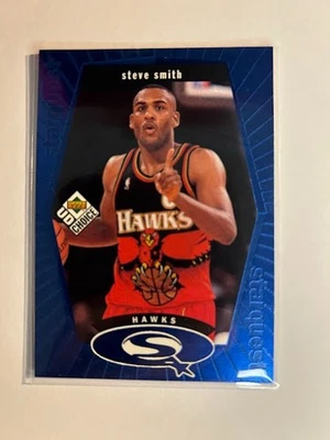1998-99 Upper Deck UD Choice - Starquest Steve Smith #SQ1 Blue Atlanta Hawks - Image 1 of 2