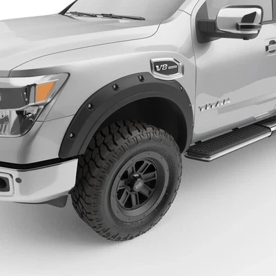 For Nissan TITAN XD 2023-2024 EGR Bolt-On Style Front & Rear Fender Flares - Image 1 of 4