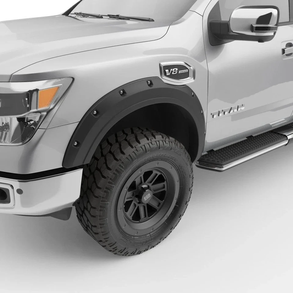 For Nissan TITAN XD 2023-2024 EGR Bolt-On Style Front & Rear Fender Flares Foto 1 de 4